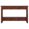 Solid Mahogany Console Table - Classical Brown | Hipo Market