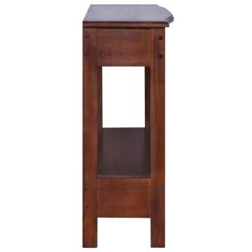 Solid Mahogany Console Table - Classical Brown | Hipo Market