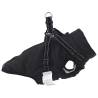 Dog Coat with Harness - Waterproof & Reflective - Black L