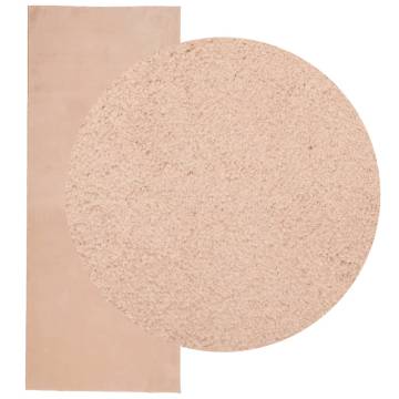 HUARTE Short Pile Washable Rug - Blush 80x200 cm | HipoMarket