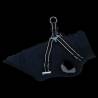 Dog Coat with Harness - Waterproof & Reflective - Navy Blue M