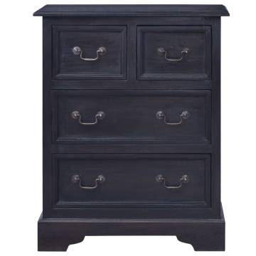 Rustic Chest of Drawers - Light Black Coffee Mahogany