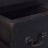 Rustic Chest of Drawers - Light Black Coffee Mahogany