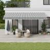  Automatic Retractable Awning Anthracite and White 600x300 cm Colour anthracite and white Size 600 x 300 cm Quantity in Package 1 