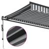 Automatic Retractable Awning 600x300 cm - Anthracite & White