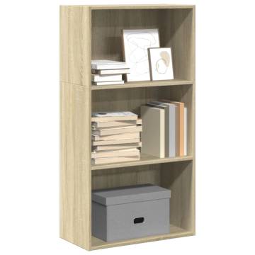 Bookcase Sonoma Oak 60x30x114 cm - Stylish Storage Solution