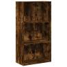 Bookcase Smoked Oak - Stylish Storage in Engineered Wood