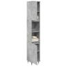 Concrete Grey Bathroom Cabinet 30x30x190 cm | Hipo Market