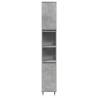 Concrete Grey Bathroom Cabinet 30x30x190 cm | Hipo Market