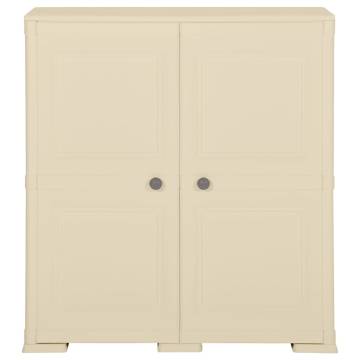 Plastic Cabinet 79x43x85.5 cm - Wood Design Angora White