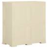 Plastic Cabinet 79x43x85.5 cm - Wood Design Angora White