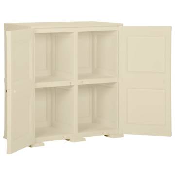 Plastic Cabinet 79x43x85.5 cm - Wood Design Angora White