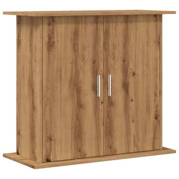 Aquarium Stand Artisan Oak - 81x36x73 cm Engineered Wood