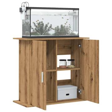 Aquarium Stand Artisan Oak - 81x36x73 cm Engineered Wood