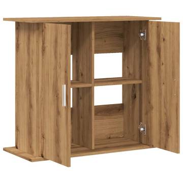 Aquarium Stand Artisan Oak - 81x36x73 cm Engineered Wood