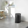 EKO Pedal Bin Classic 12 L Black Colour black Size 25.5 x 29.5 x 40 cm 