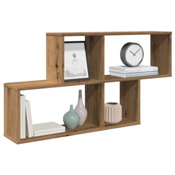 Wall Shelf Artisan Oak - 100x18x53 cm | HipoMarket UK