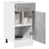  Drawer Bottom Cabinet Concrete Grey 40x46x81.5 cm Engineered Wood Colour concrete grey Quantity in Package 1 Model 1x bottom cabinet (1 door 1 drawer) 40 cm Number of 