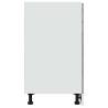 Concrete Grey Drawer Bottom Cabinet - 40x46x81.5 cm