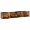 CD Wall Shelf Old Wood 100x18 cm - Stylish Storage Solution