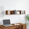 CD Wall Shelf Old Wood 100x18 cm - Stylish Storage Solution