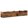 CD Wall Shelf Old Wood 100x18 cm - Stylish Storage Solution