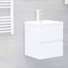  Sink Cabinet with Built-in Basin White Engineered Wood Colour white Size 41 x 38.5 x 45 cm Quantity in Package 1 Model with faucet & drain 