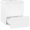 Sink Cabinet with Built-in Basin - Modern White Design