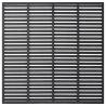 Louver Fence WPC 180x180 cm Grey | Durable & Stylish Fencing