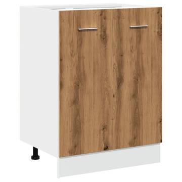 Bottom Cabinet Artisan Oak - 60x46x81.5 cm | Durable Storage