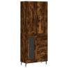 Highboard Smoked Oak 69.5x34x180 cm - Stylish Storage Solution