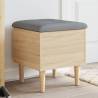  Storage Bench Sonoma Oak 42x42x46 cm Engineered Wood Colour sonoma oak Size 42 x 42 x 46 cm 