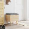 Elegant Storage Bench Sonoma Oak - 42x42x46 cm