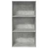 Concrete Grey Bookcase 60x30x114 cm - Stylish Storage Solution