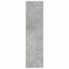 Concrete Grey Bookcase 60x30x114 cm - Stylish Storage Solution