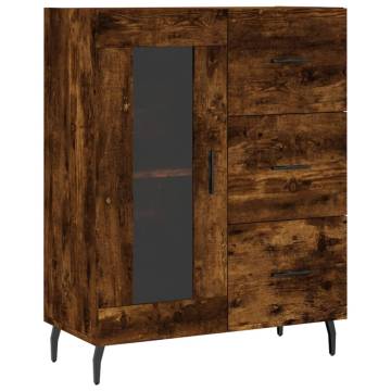 Highboard Smoked Oak 69.5x34x180 cm - Stylish Storage Solution