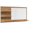 Bathroom Mirror Cabinet Artisan Oak 90x11x45 cm - Hipo Market