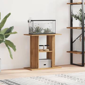 Aquarium Stand Artisan Oak 60x30x60 cm | Durable & Stylish