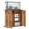 Aquarium Stand Old Wood 81x36x73 cm | Durable & Stylish