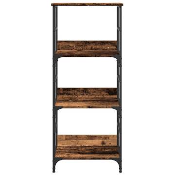 Book Cabinet Old Wood 50x33x117.5 cm - Stylish Storage Solution