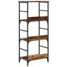 Book Cabinet Old Wood 50x33x117.5 cm - Stylish Storage Solution