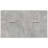 Concrete Grey Bathroom Sink Cabinet - 90x38.5x46 cm