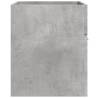 Concrete Grey Bathroom Sink Cabinet - 90x38.5x46 cm