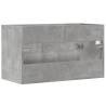 Concrete Grey Bathroom Sink Cabinet - 90x38.5x46 cm