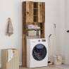 Washing Machine Cabinet Old Wood - Space-Saving Storage Solution