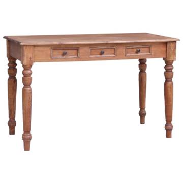 Solid Mahogany Desk with Drawers - 117x57 cm | HipoMarket