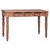 Solid Mahogany Desk with Drawers - 117x57 cm | HipoMarket