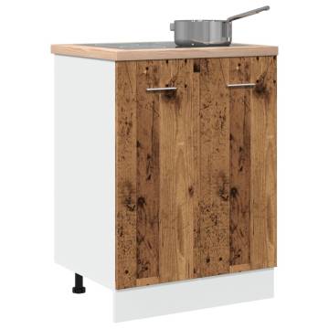 Bottom Cabinet Old Wood 60x46x81.5 cm | Durable Storage Solution