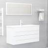 Sink Cabinet White 100x38.5 cm | Stylish Bathroom Storage