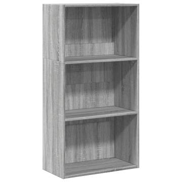 Bookcase Grey Sonoma 60x30x114 cm - Stylish Storage Solution